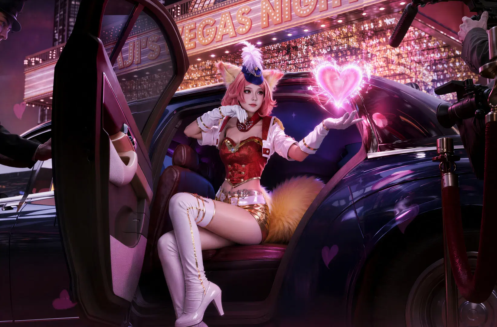 cosplay, 王者榮耀, 妲己cos, 絲襪, 拉斯維加斯
