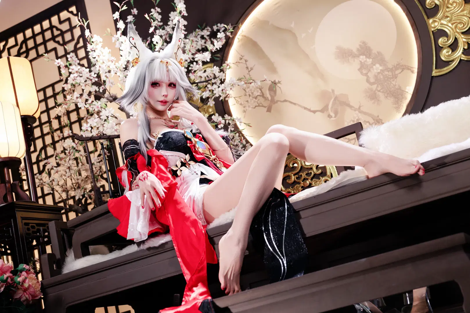 鸣潮, 古风摄影, 国风cos, 兽耳, 心月狐cos