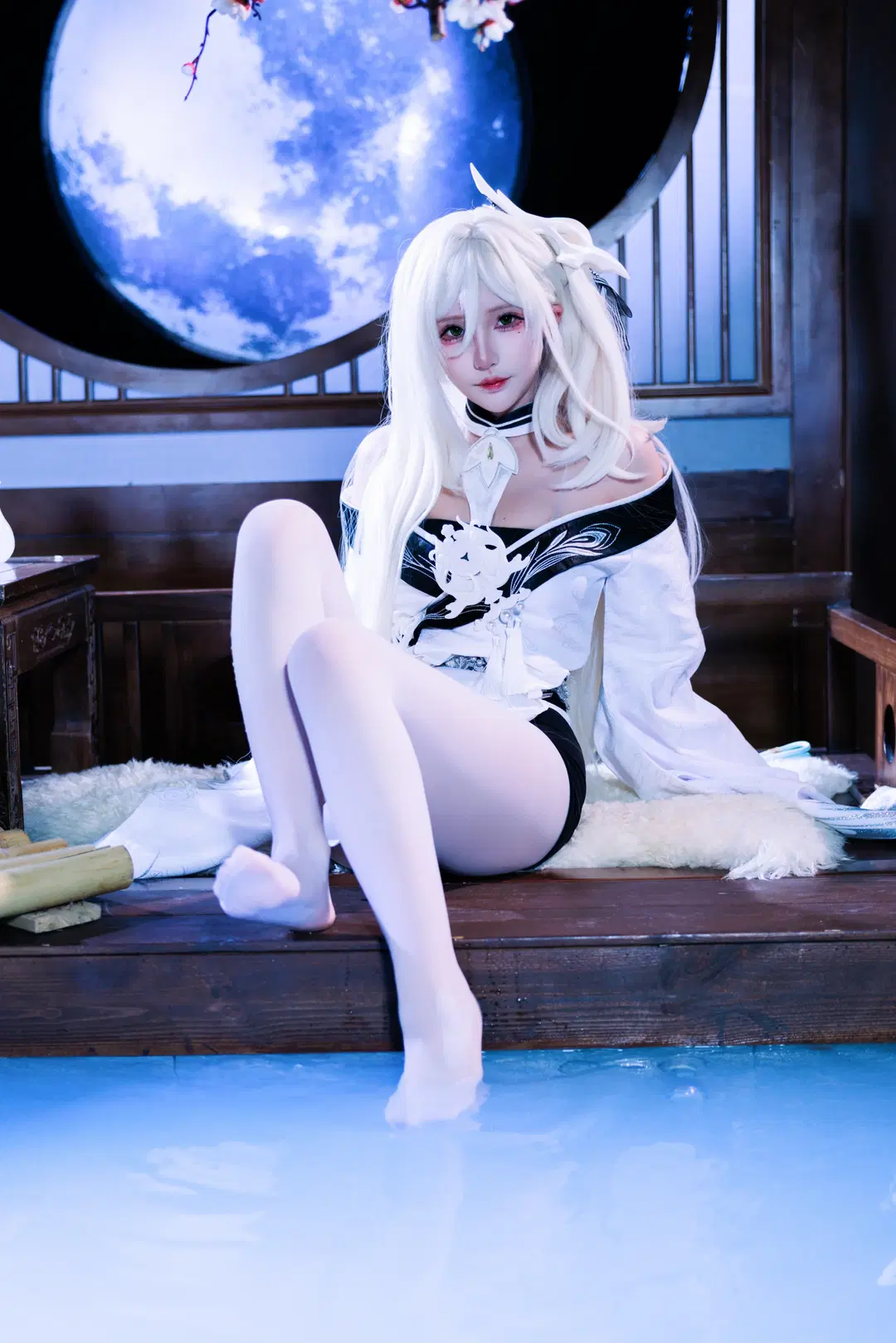碧蓝航线, 游戏cosplay, 国风cos, 白凤cos, 丝袜cos