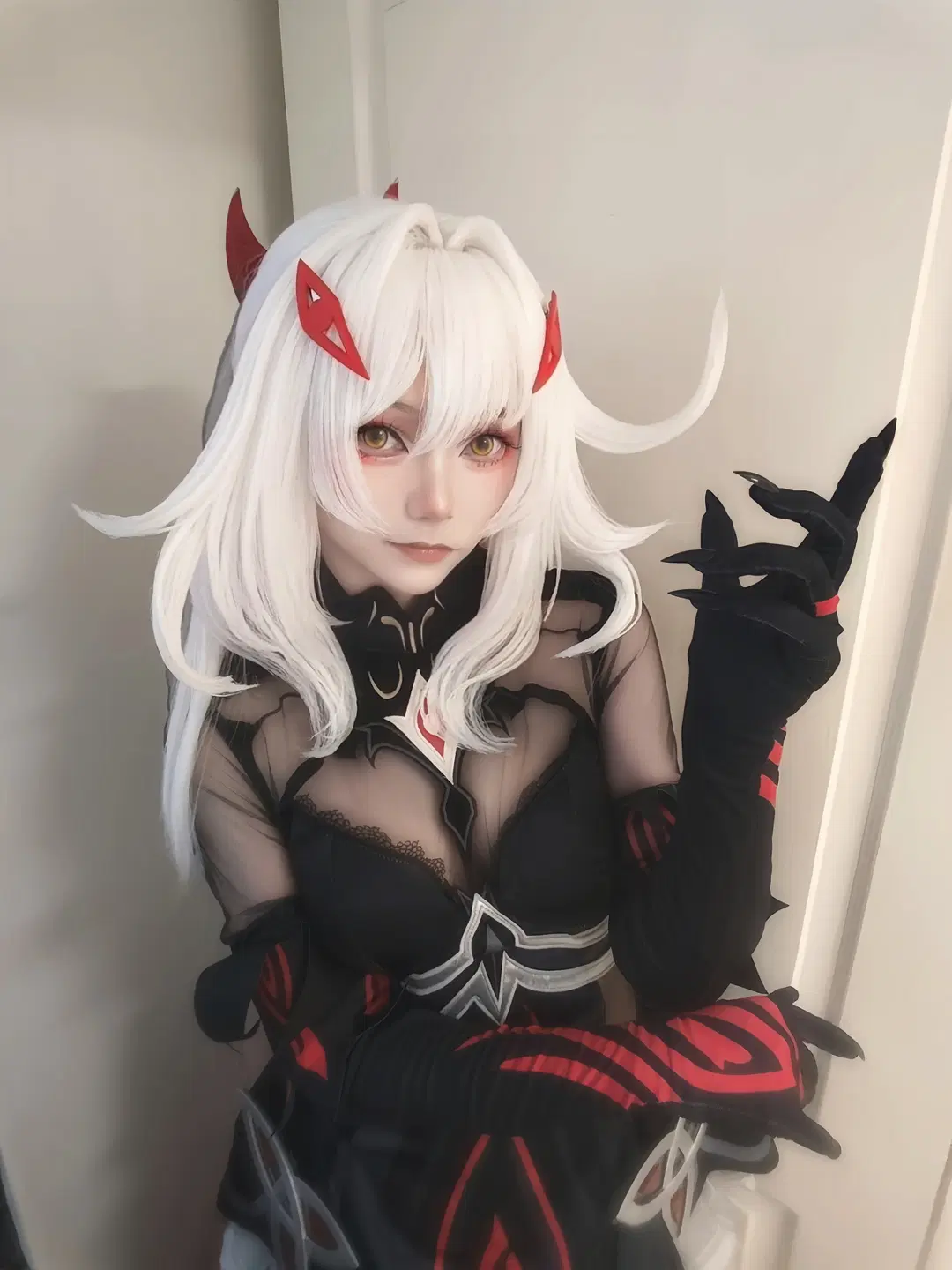 【若娜瓦cos】感受原神死之执政的超绝假发
