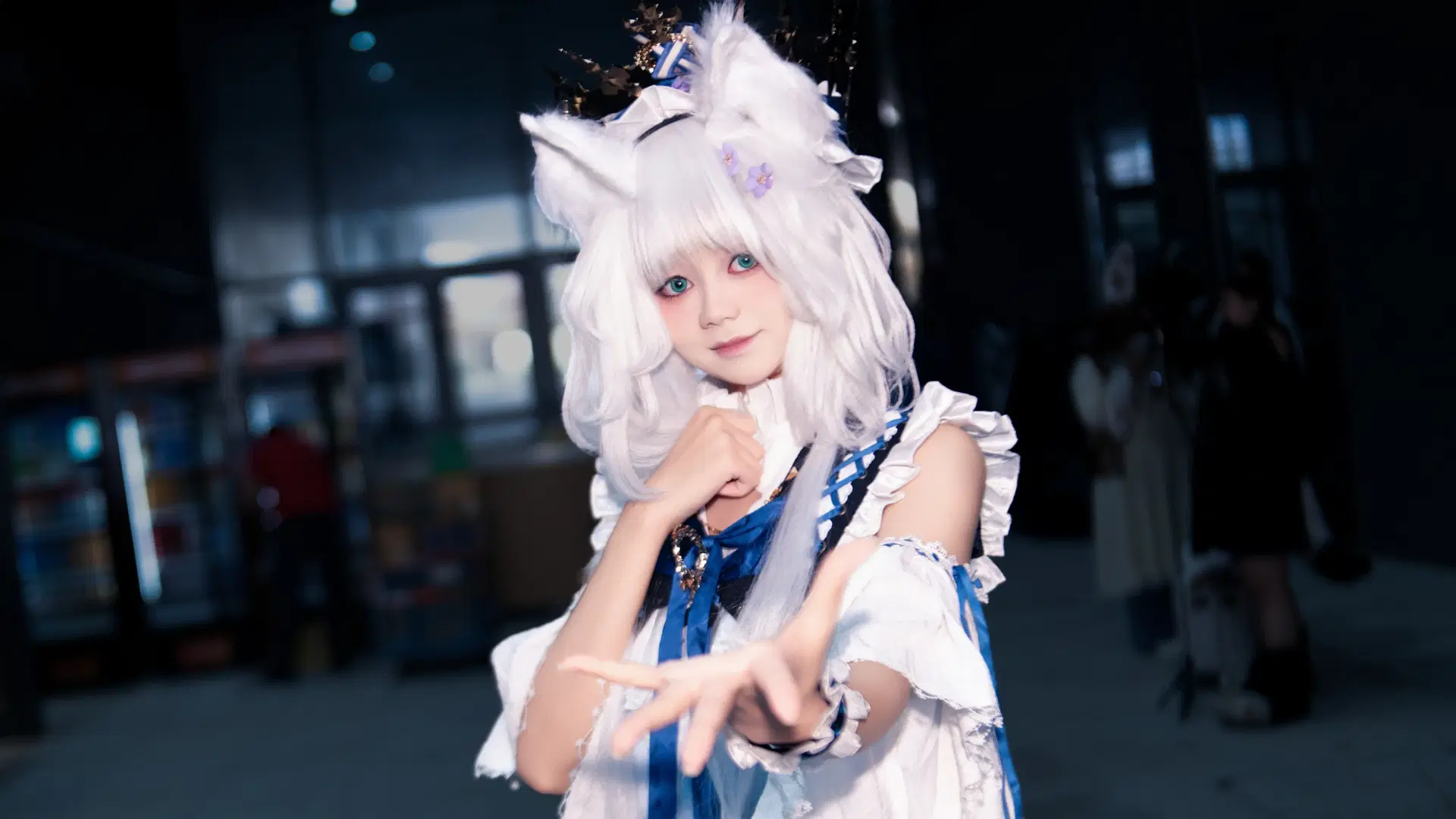Convention photos, Arknights, Rosmontis cosplay, A light dream, Xi'an Dreamland