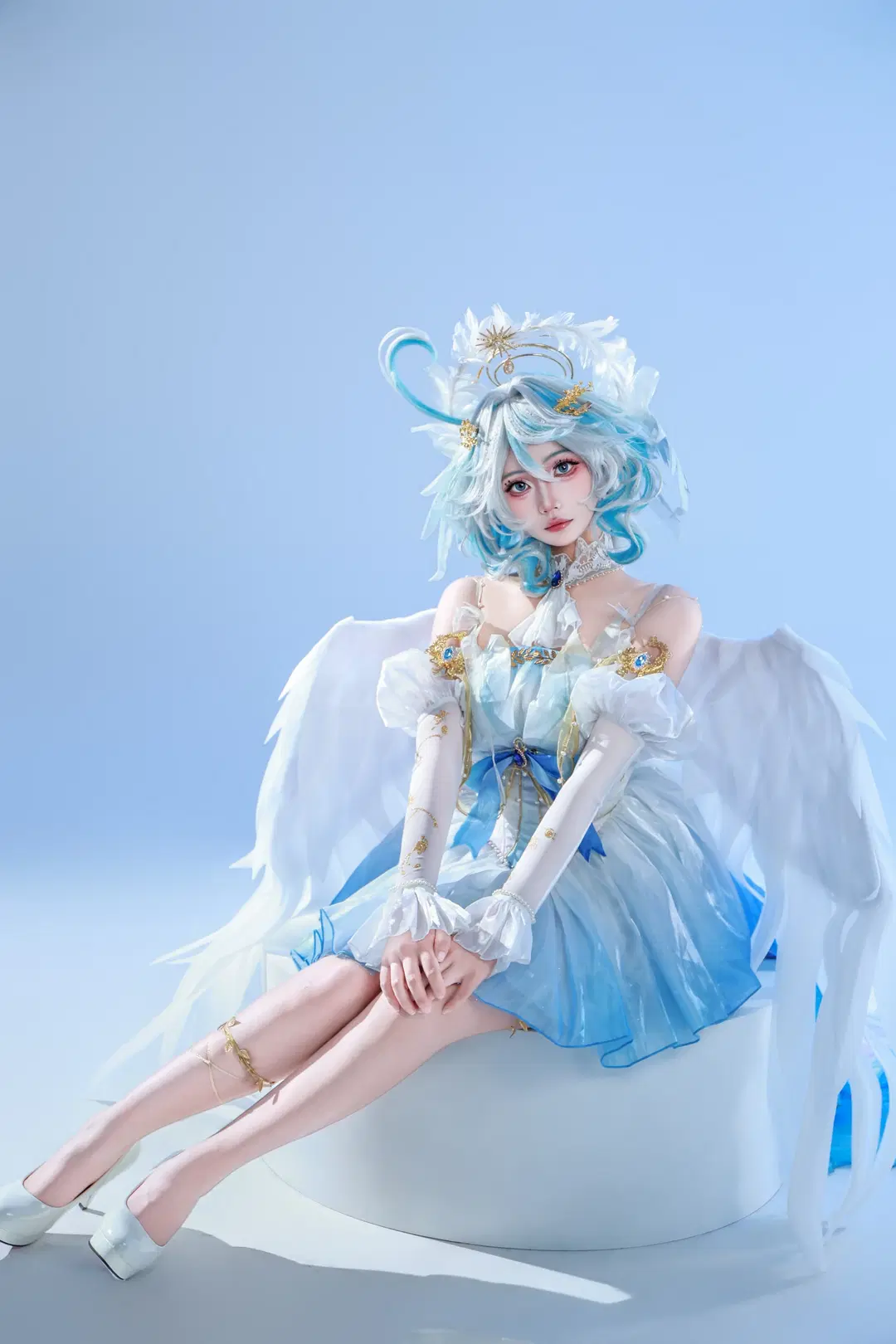 【芙宁娜cos】原神水神，同套不同棚的神级调色体验 - Ella大可爱 - 第3张