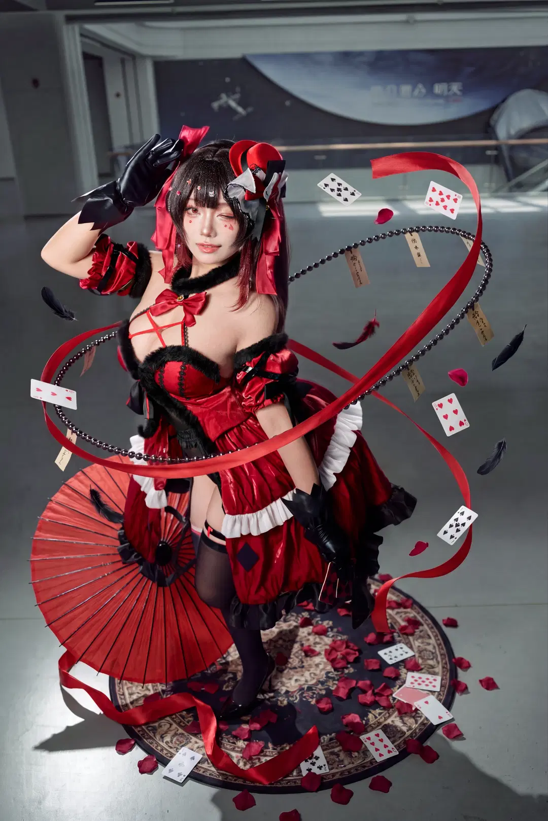 【花火cos】崩坏星穹铁道 好戏开演 红黑魔术师造型 - Ella大可爱 - 第2张