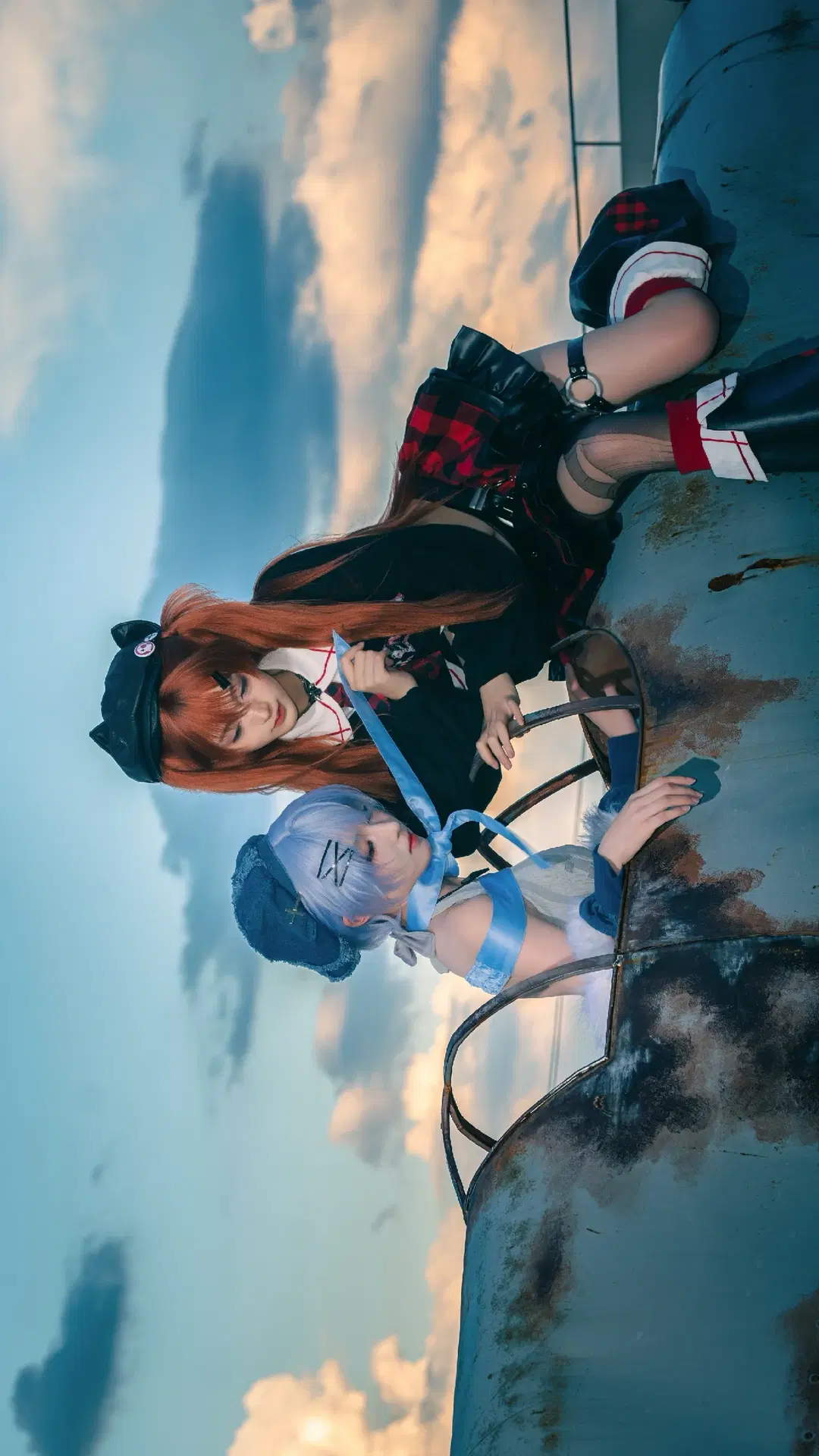 私设cos, 绫波丽cos, EVA, 明日香cos, 丝袜