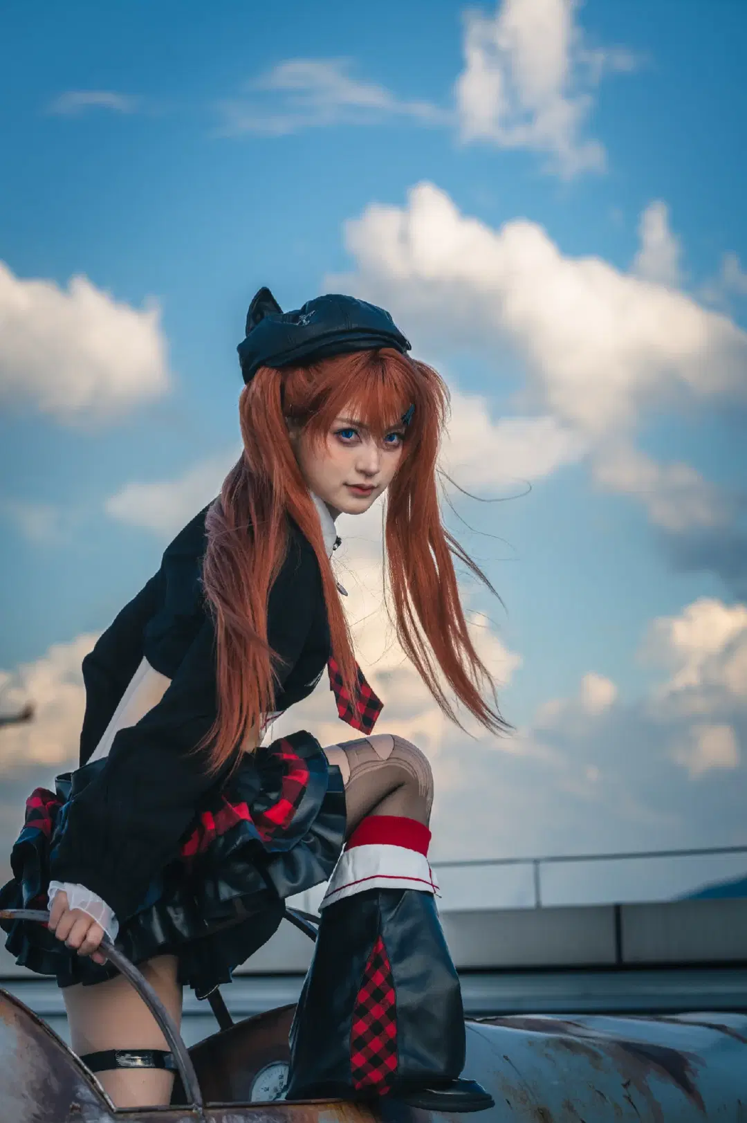 【明日香cos】當EVA遇上朋克風 - 晒不干的咸鱼 - 第5張