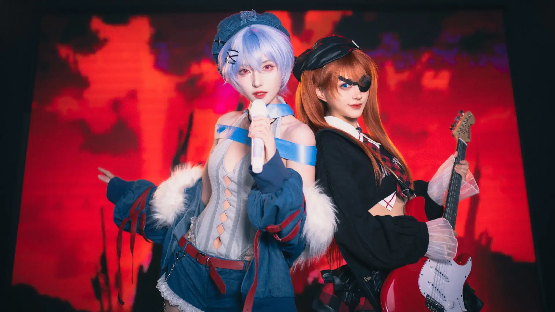 【明日香cos】EVA朋克少女乐队的昭和摇滚之夜 - 晒不干的咸鱼 - 第11张