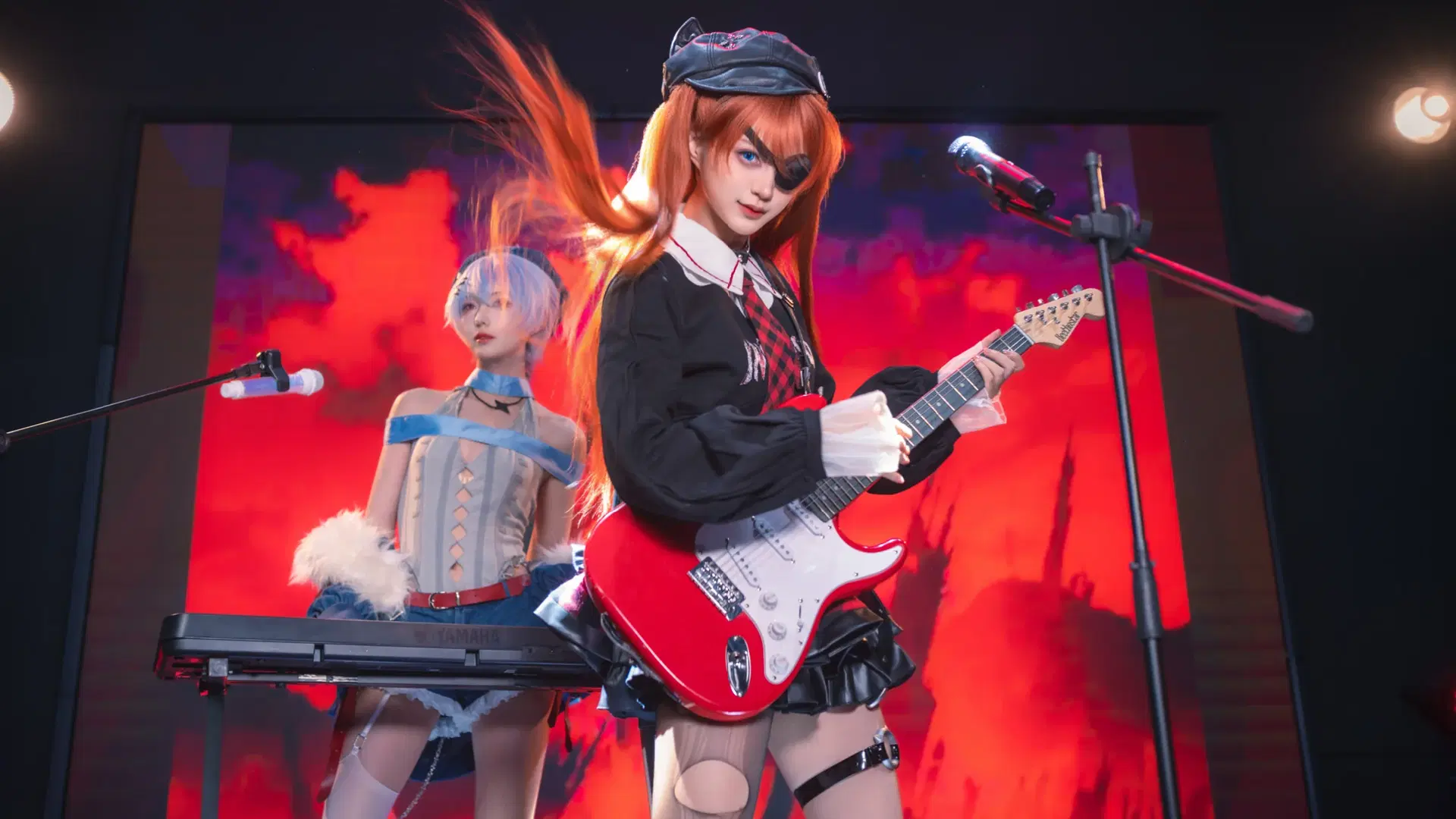 【明日香cos】EVA朋克少女乐队的昭和摇滚之夜 - 晒不干的咸鱼 - 第4张