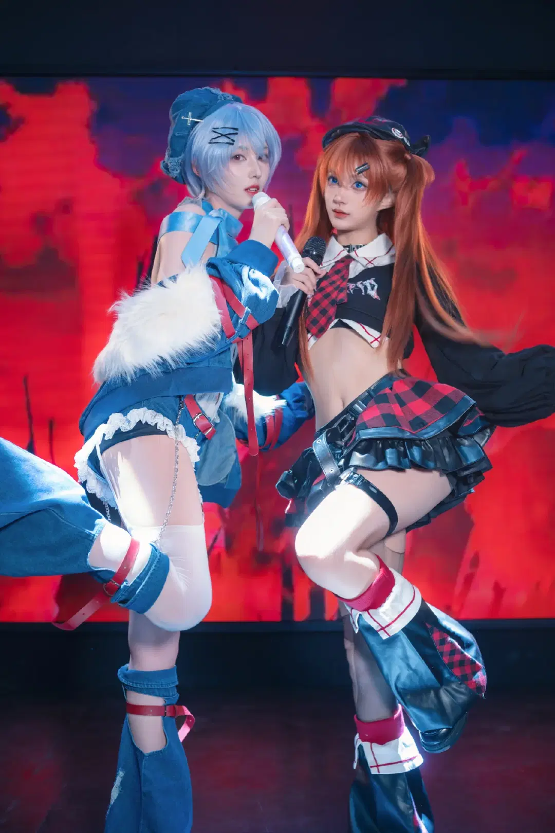 【明日香cos】EVA朋克少女乐队的昭和摇滚之夜