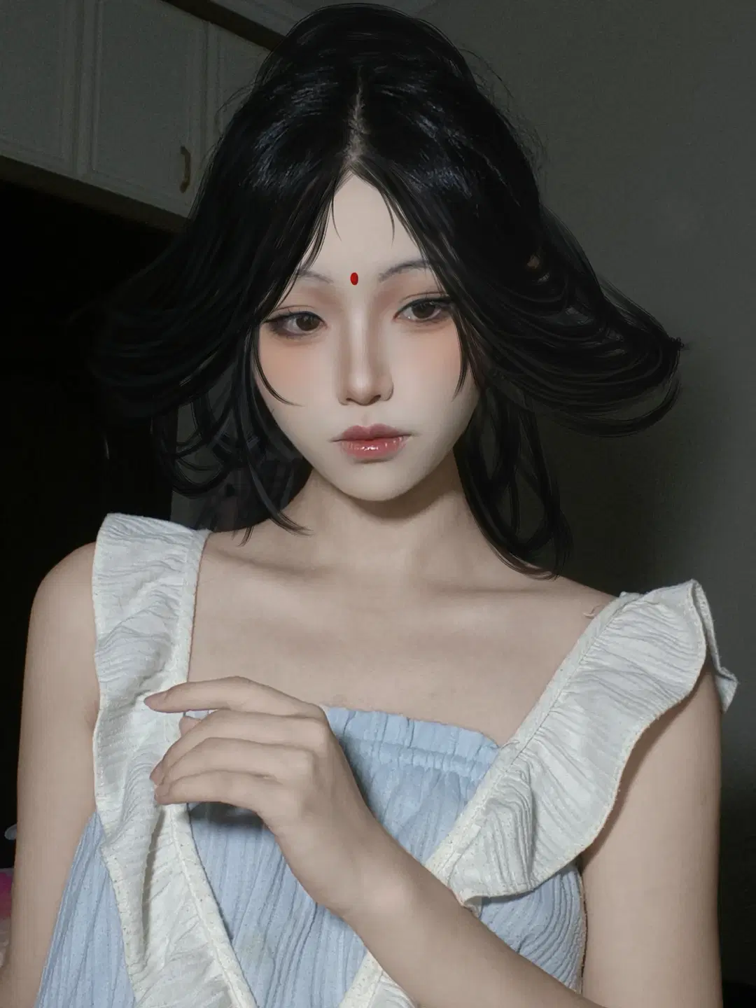 古风cos, 试妆, 曹敬观音cos, 燕云十六声, 妆面记录