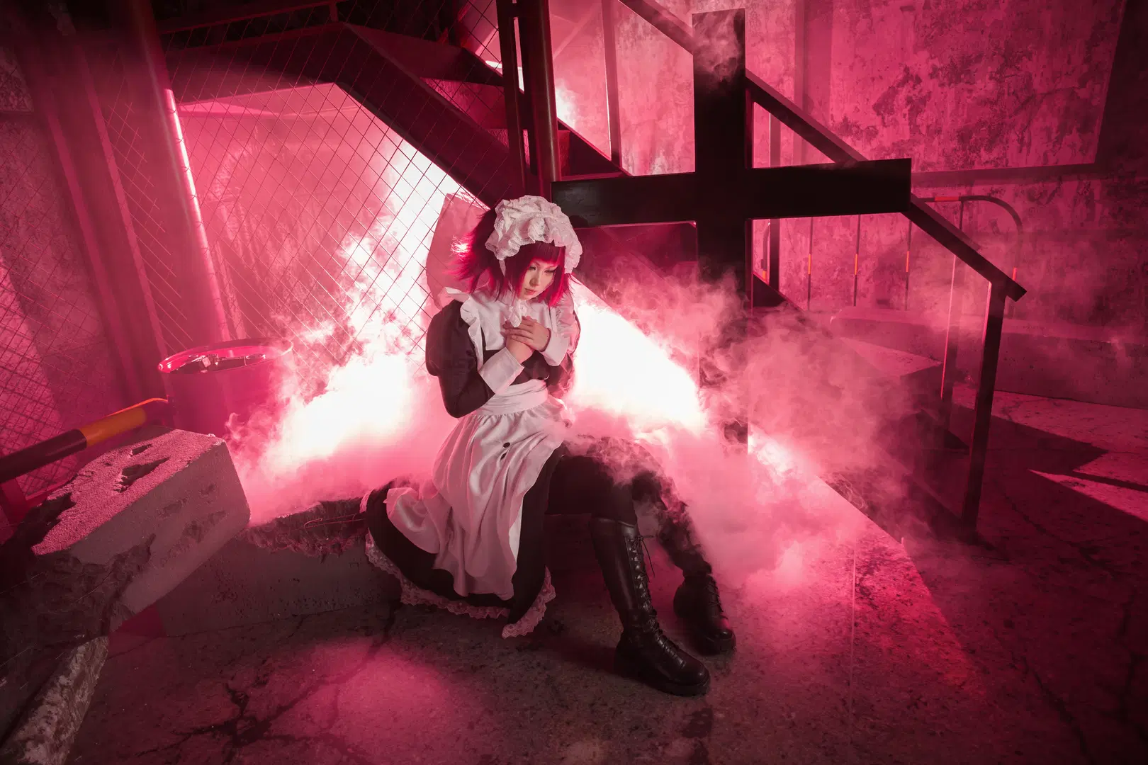 [Mey-Rin cosplay] Black Butler Ruin Maid's Hardcore Combat Record by 卡比 - Image 4