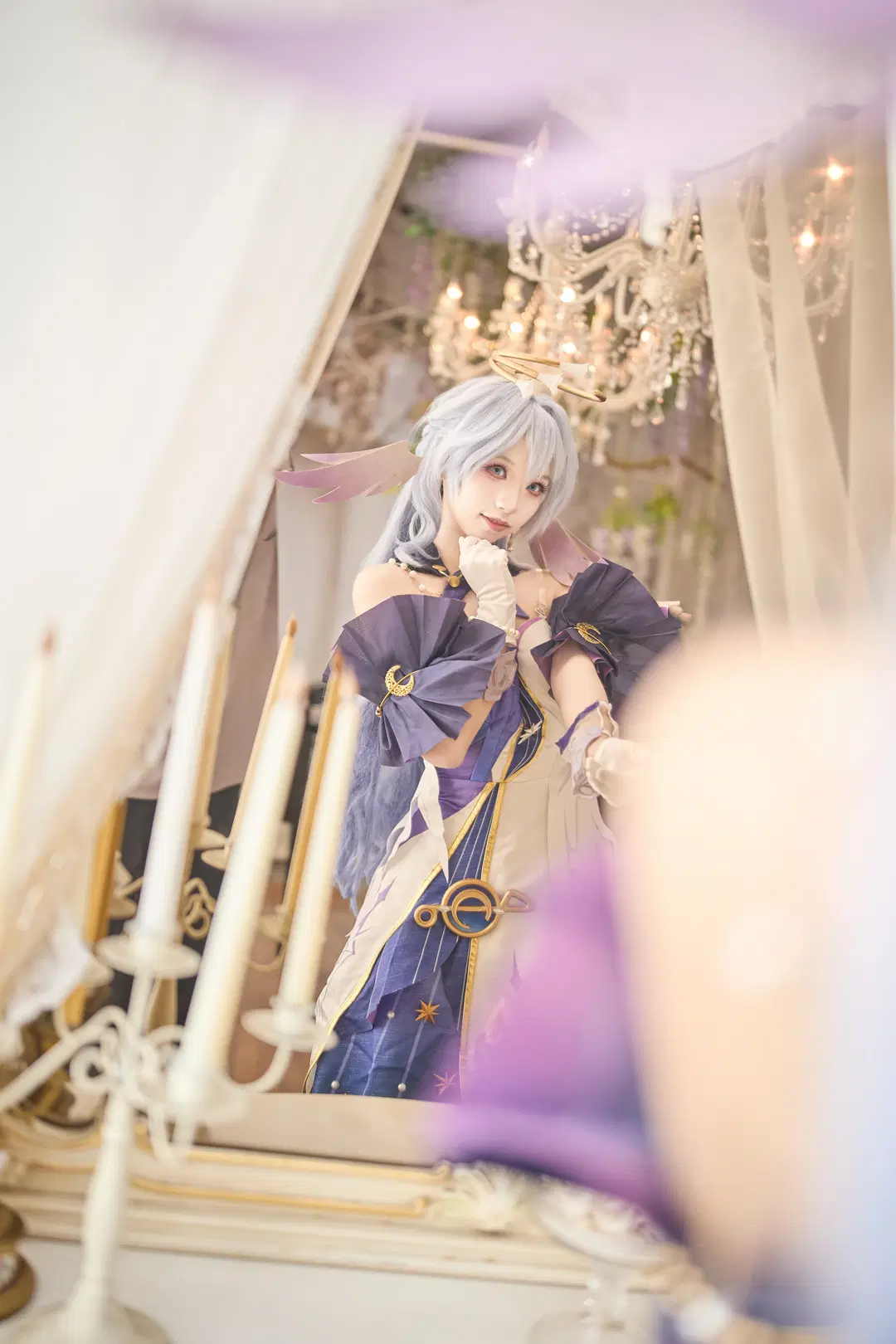 【知更鸟cos】在复古宫廷中演绎星穹铁道的优雅 - 盈杏 - 第5张
