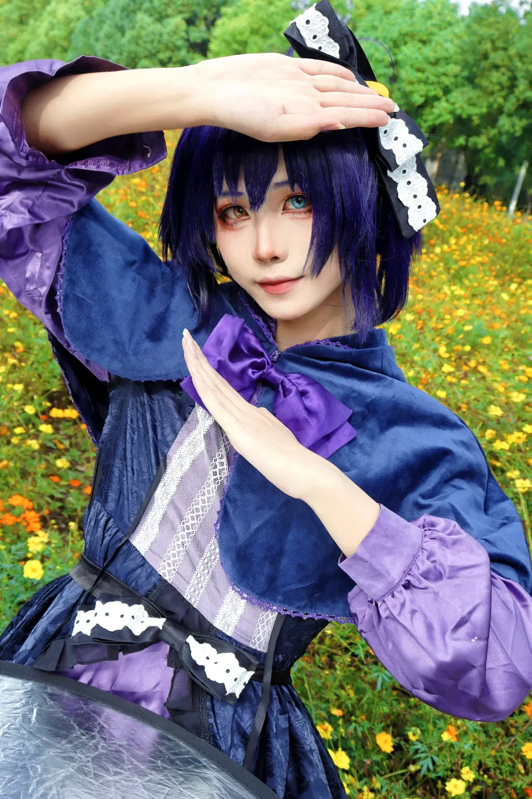 【小鸟游六花cos】花海里的中二异色瞳少女 - 雨太 - 第3张