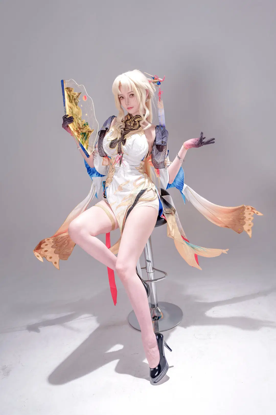 Wuthering Waves, Anime cosplay, Qipao cosplay, Stockings, Suisui cosplay