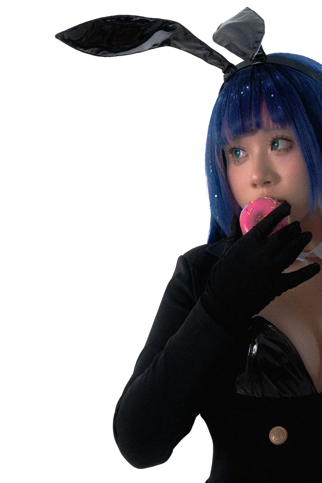 [Stocking cosplay] Panty & Stocking with Garterbelt: Classic Black Bunny girl Pose Reference by 暮山紫薯 - Image 2