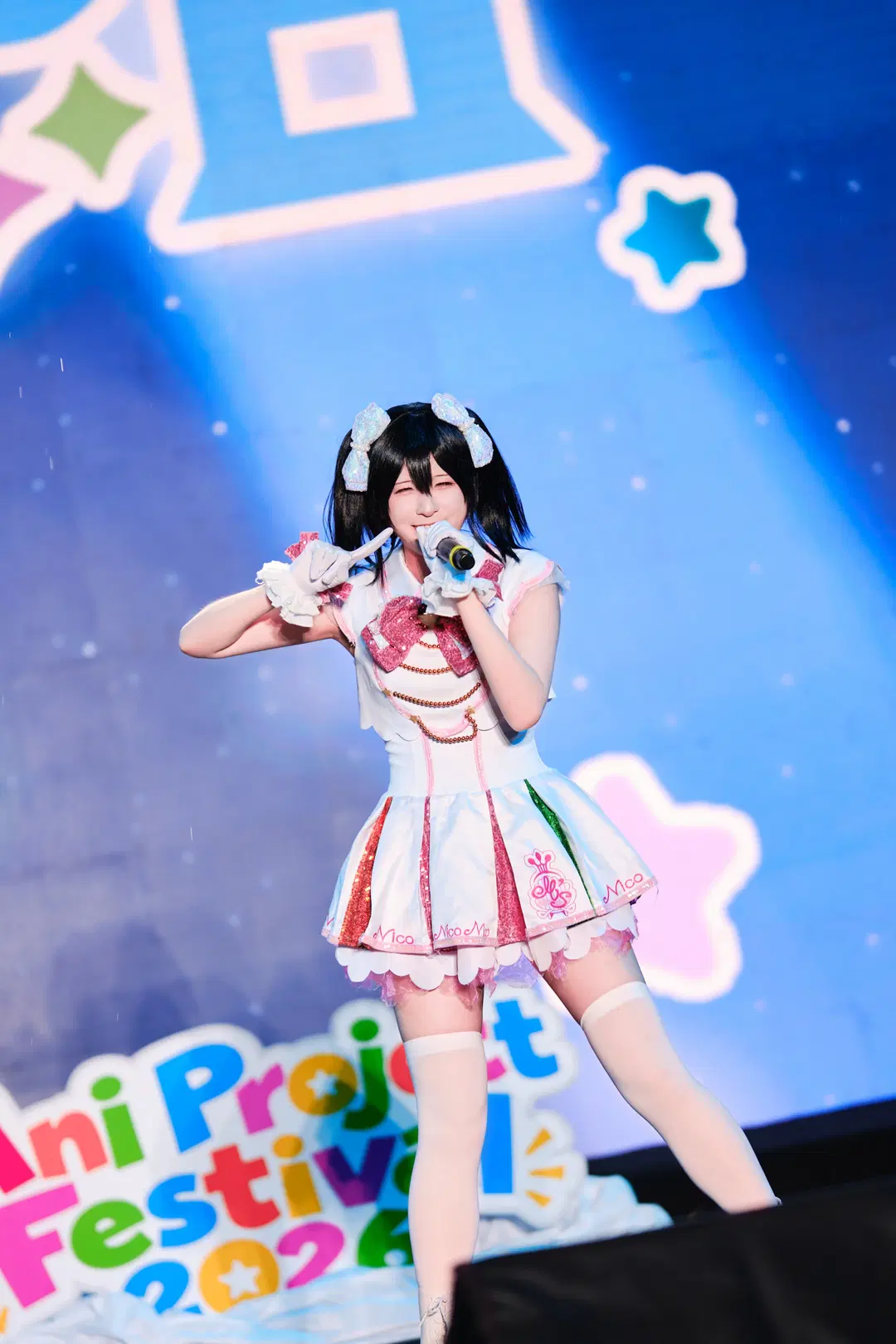 [Maki Nishikino cosplay] Rainy night stage memories with Nico Yazawa by GOODLUCK好兆头 - Image 17
