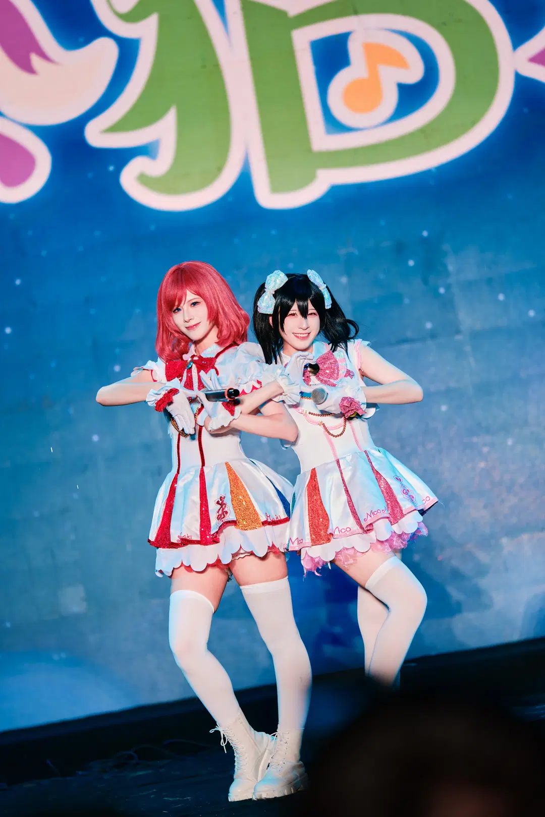 白丝, lovelive, 西木野真姬cos, 狐猫组, 矢泽妮可