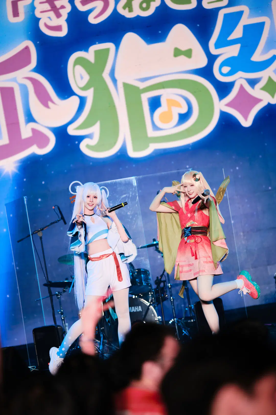 【辉夜cos】超时空辉夜姬双人舞台，月球的辉夜姬真的会飞 - GOODLUCK好兆头 - 第2张