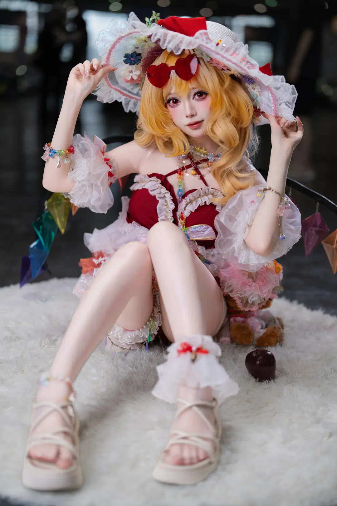 【芙兰朵露cos】东方project夏日二设的俏皮记录 - 另一个岁岁 - 第9张