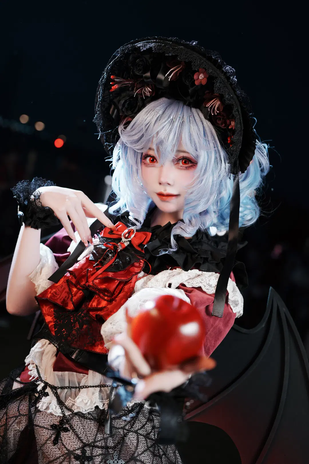 【蕾米莉亚cos】东方project红魔馆的夜间拍摄记录 - 另一个岁岁 - 第6张