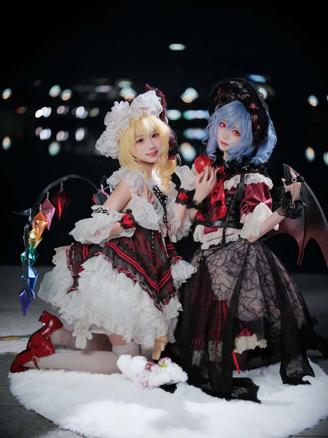 【蕾米莉亞cos】東方project紅魔館姐妹的夜間場照 - 另一个岁岁 - 第4張
