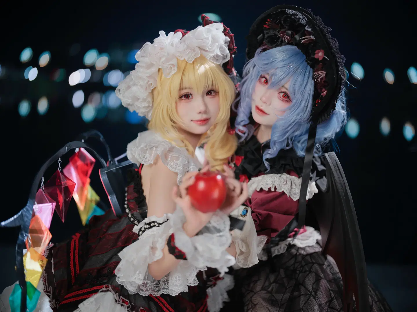 【蕾米莉亞cos】東方project紅魔館姐妹的夜間場照 - 另一个岁岁 - 第5張