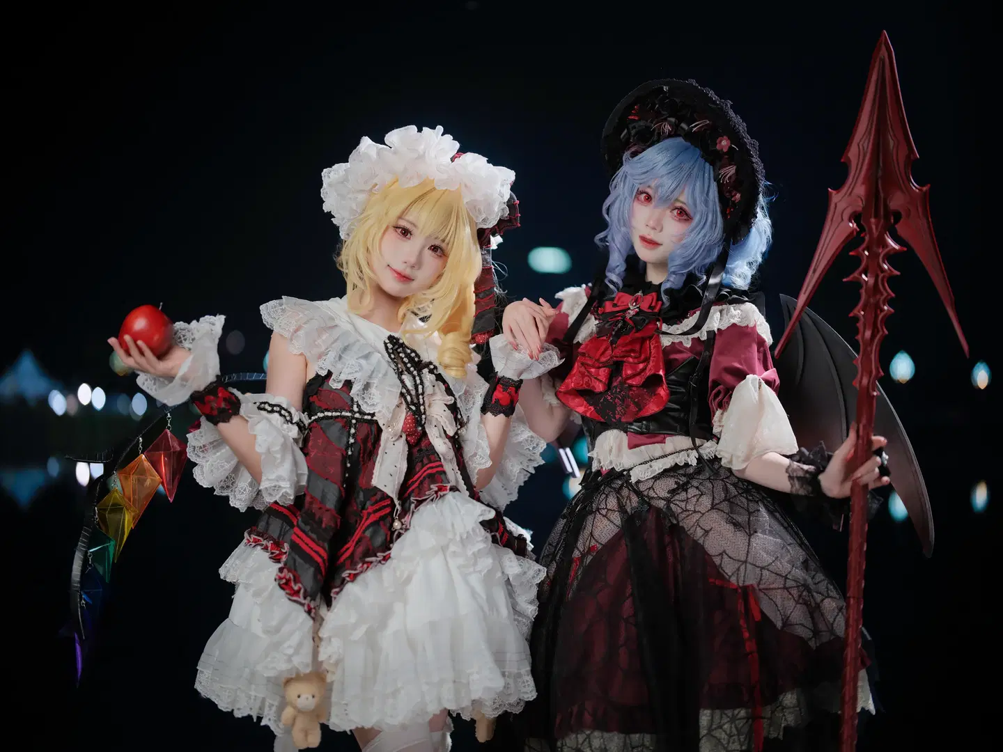 【蕾米莉亞cos】東方project紅魔館姐妹的夜間場照 - 另一个岁岁 - 第8張