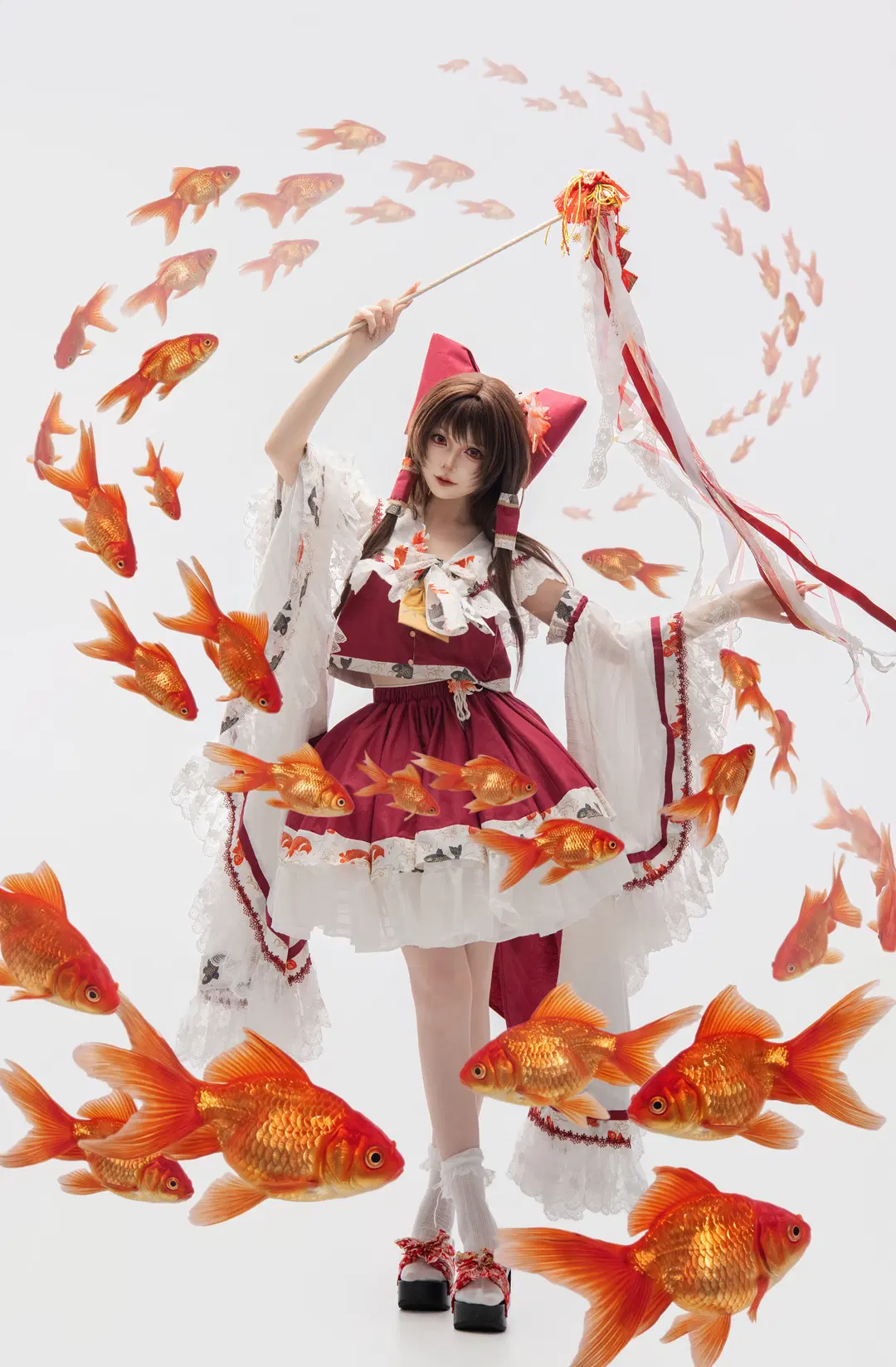 【博丽灵梦cos】东方project二设，愿者上钩