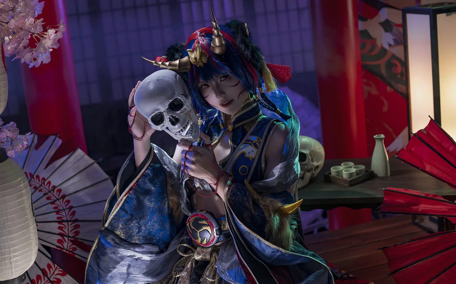 【响鬼cos】假面骑士响鬼娘化，暗黑和风氛围拉满 - D向北工作室 ｜看主页 - 第2张