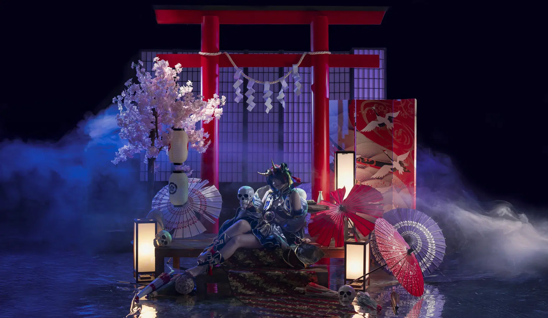 【响鬼cos】假面骑士响鬼娘化，暗黑和风氛围拉满 - D向北工作室 ｜看主页 - 第4张