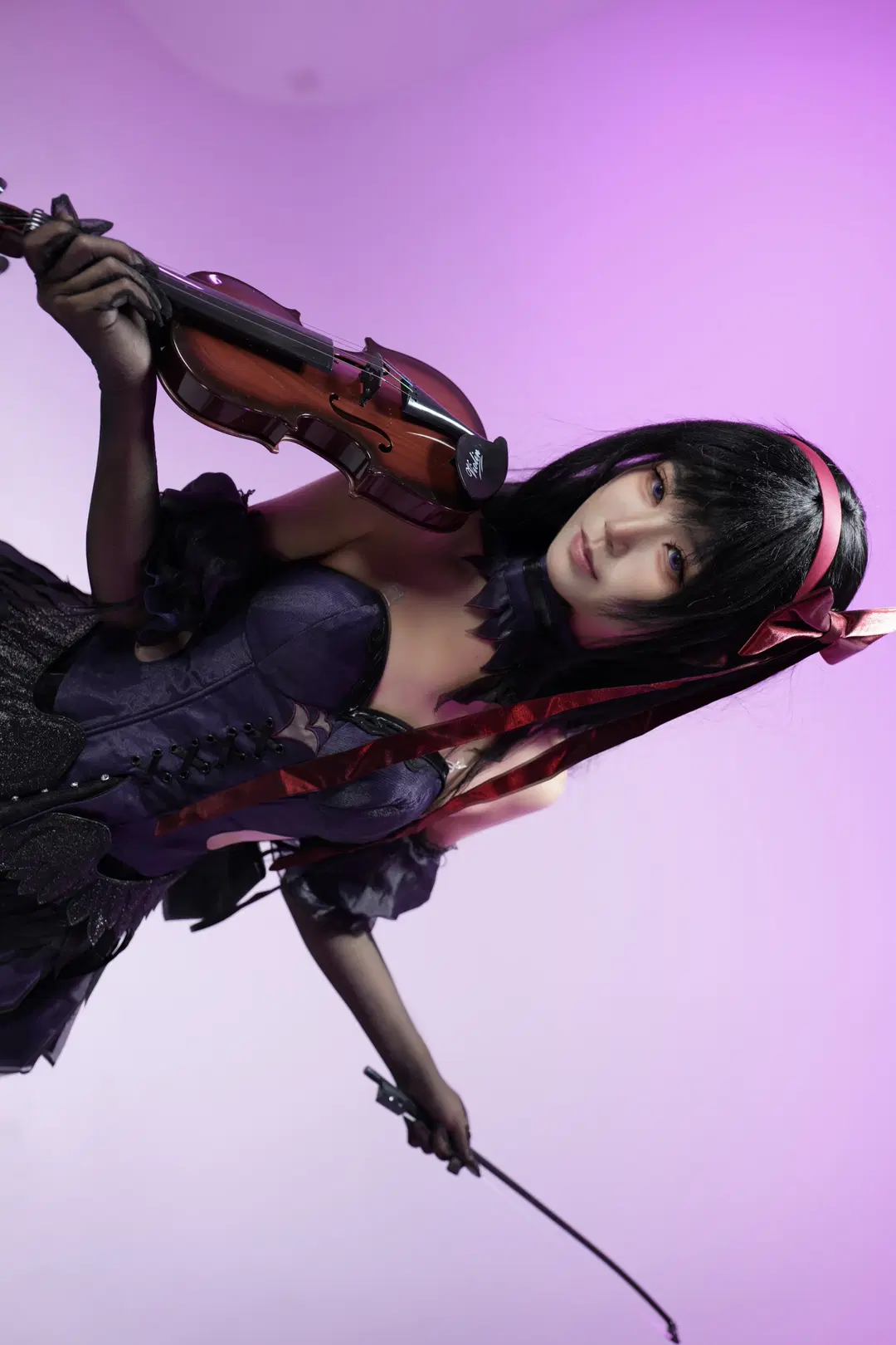 【曉美焰cos】魔法少女小圓暗黑哥特風的棚拍記錄 - 蓝桥desu - 第2張