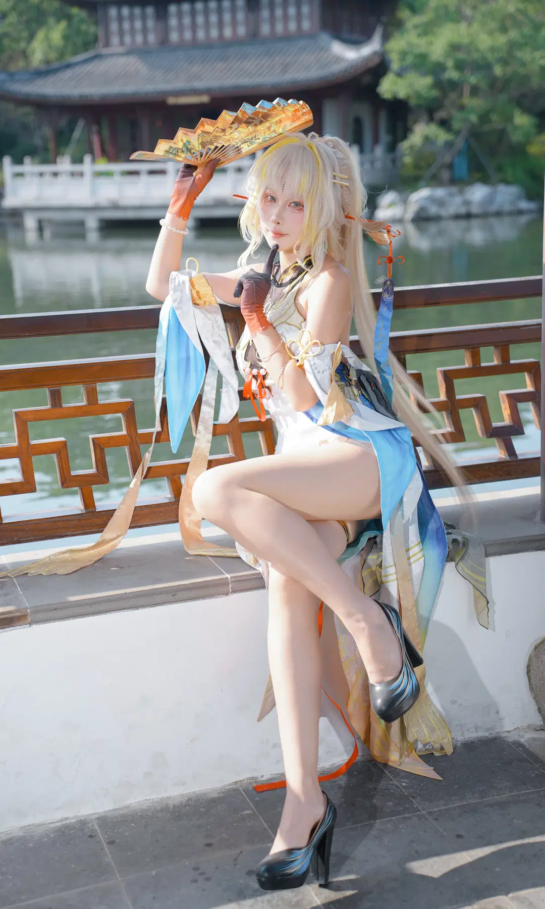 鳴潮, 二次元, 鳴潮コスプレ, 中国風屋外ロケ, 穂穂コスプレ