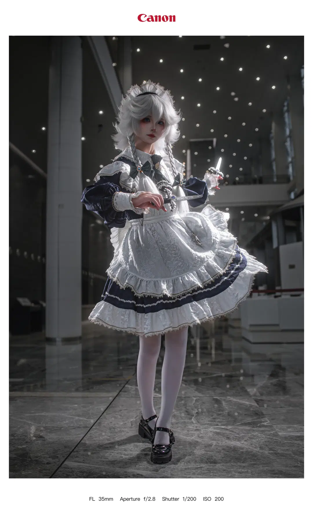东方Project, 洛丽塔, 女仆装, 白丝, 十六夜咲夜cos