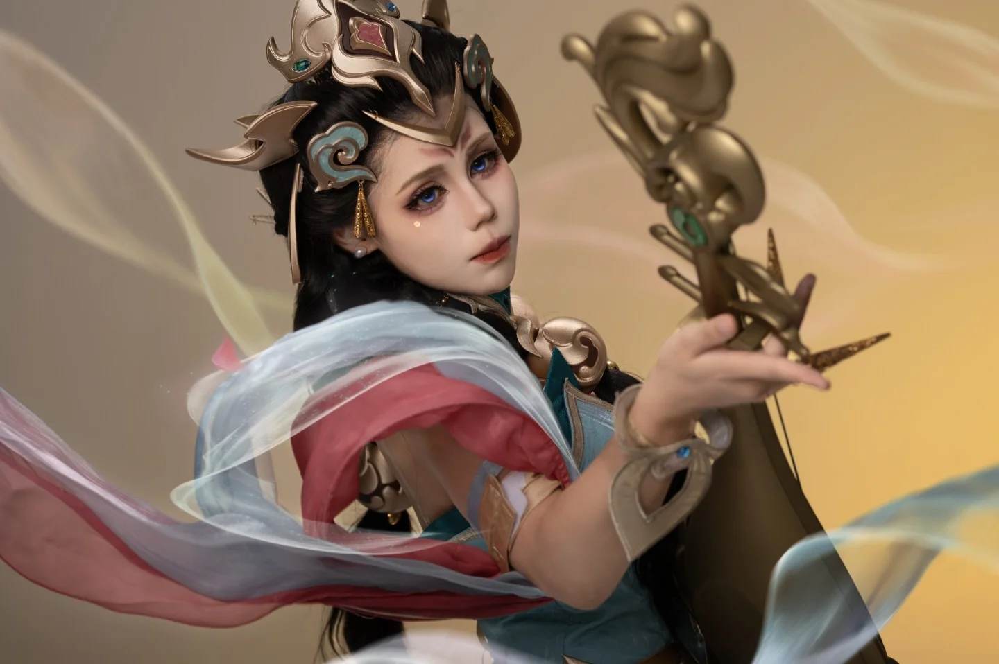 【Yang Yuhuan cosplay】Honor of Kings: Yang Yuhuan White studio photography by 夏沐会不会打光 - Image 2
