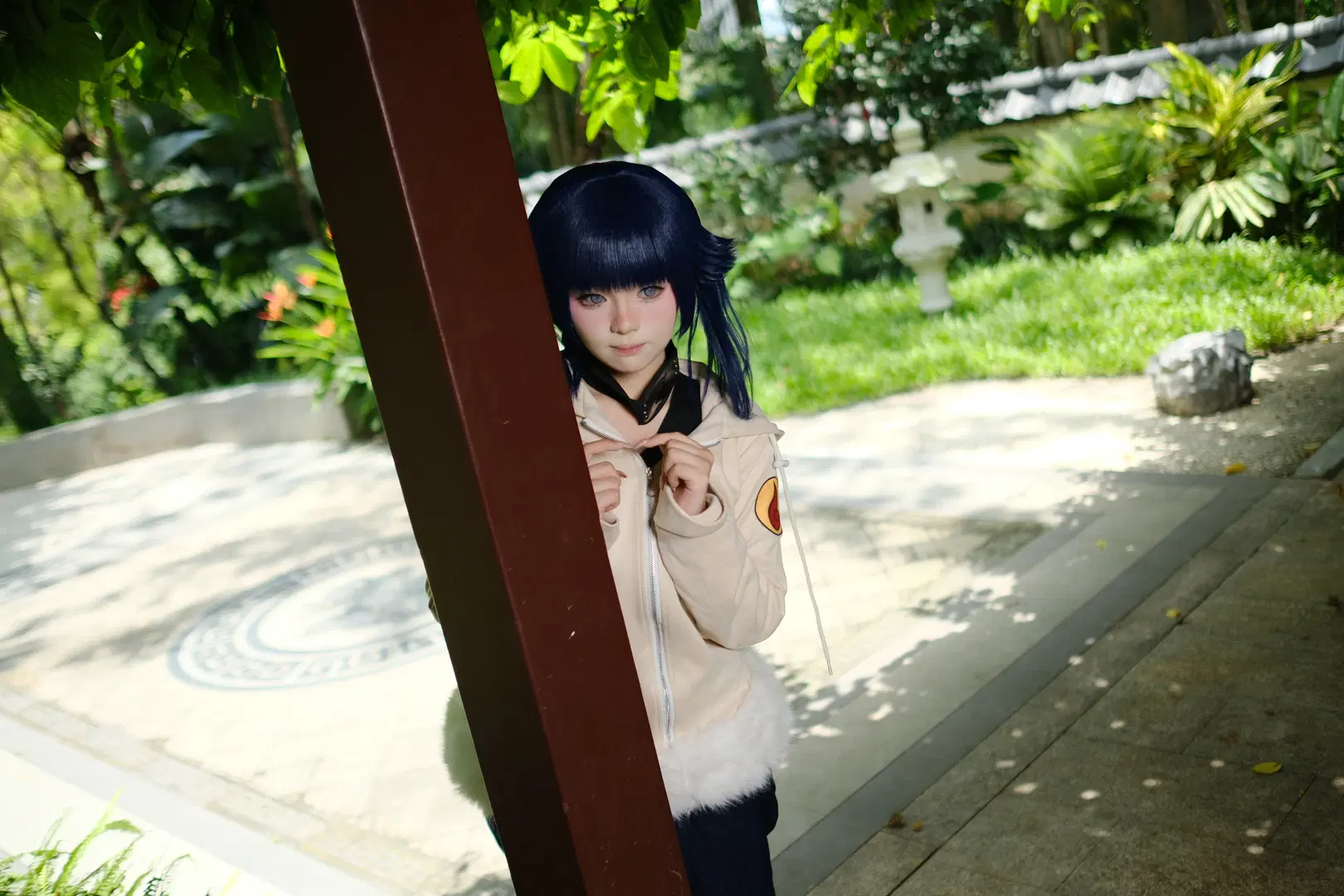 【Hinata cosplay】Naruto: Shenzhen Garden Light & Shadow Cosplay photoshoot by 夏沐会不会打光 - Image 3