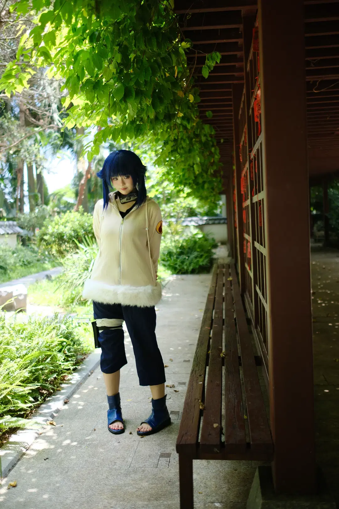 【Hinata cosplay】Naruto: Shenzhen Garden Light & Shadow Cosplay photoshoot by 夏沐会不会打光 - Image 4