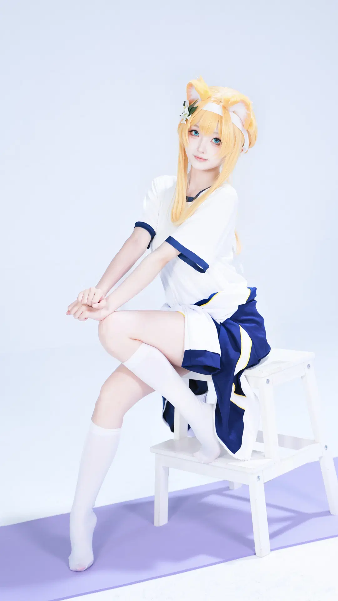 【伊落玛丽cos】蔚蓝档案体操服少女的拍摄记录 - 望眠 - 第2张