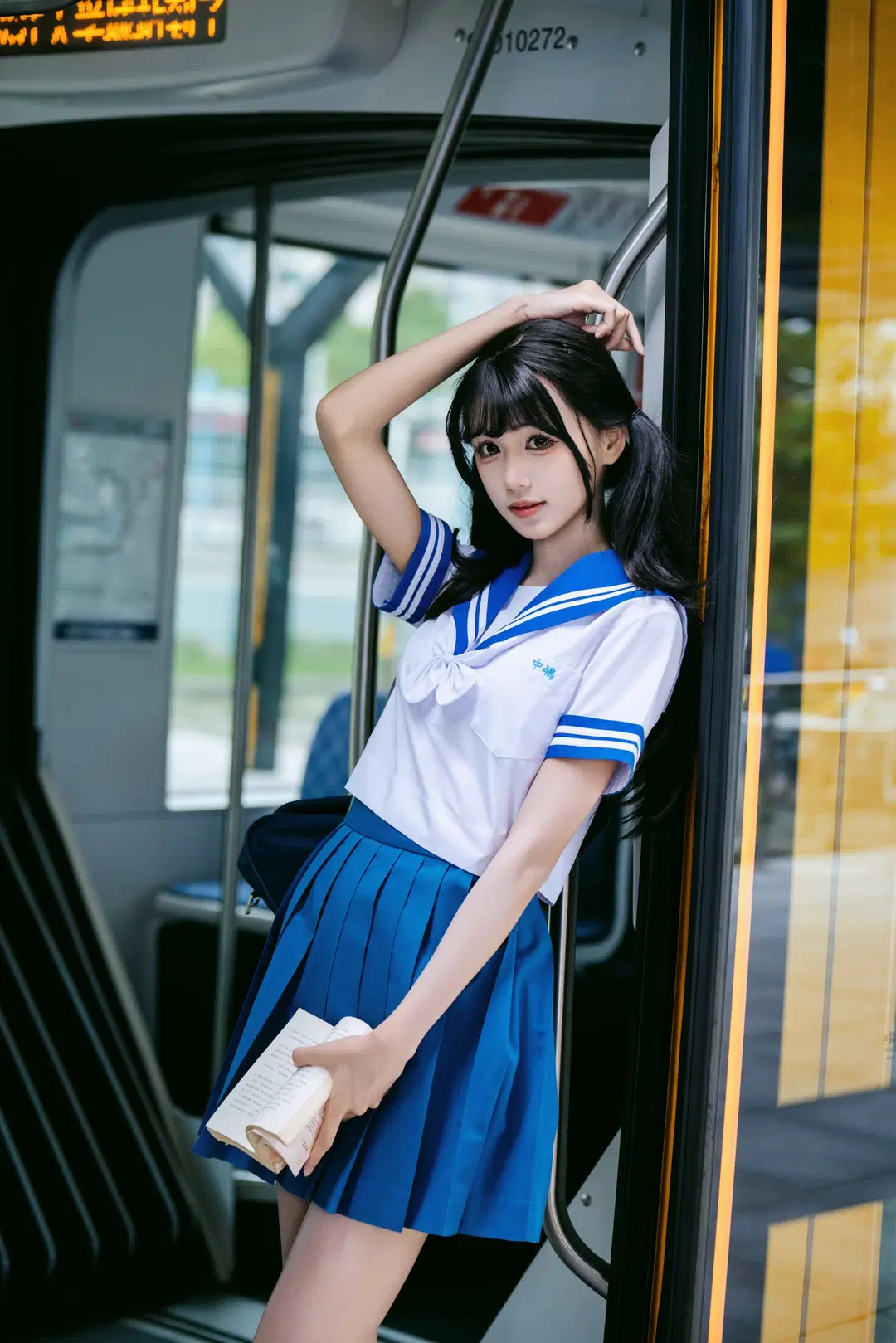 【JK制服】夏の路面電車とセーラー服の日常 - 随风旋律 - 4枚目