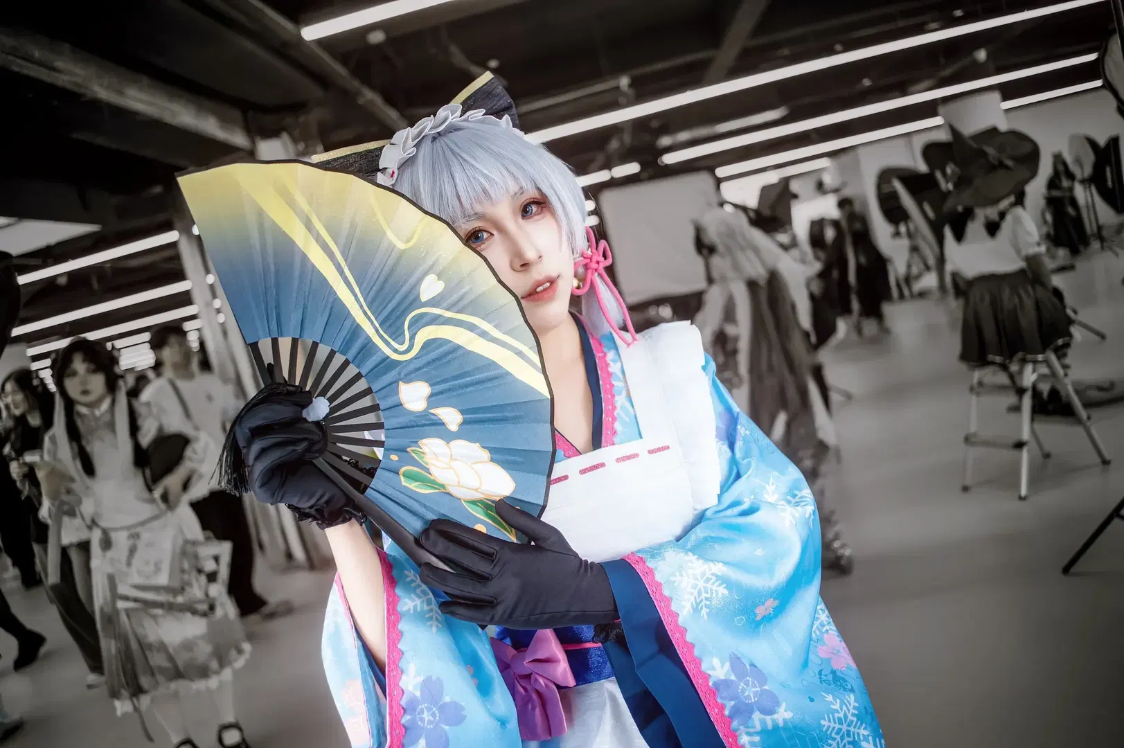 【神里绫华cos】原神大小姐的优雅瞬间，南京超电场场照 - 小坏蛋00 - 第3张
