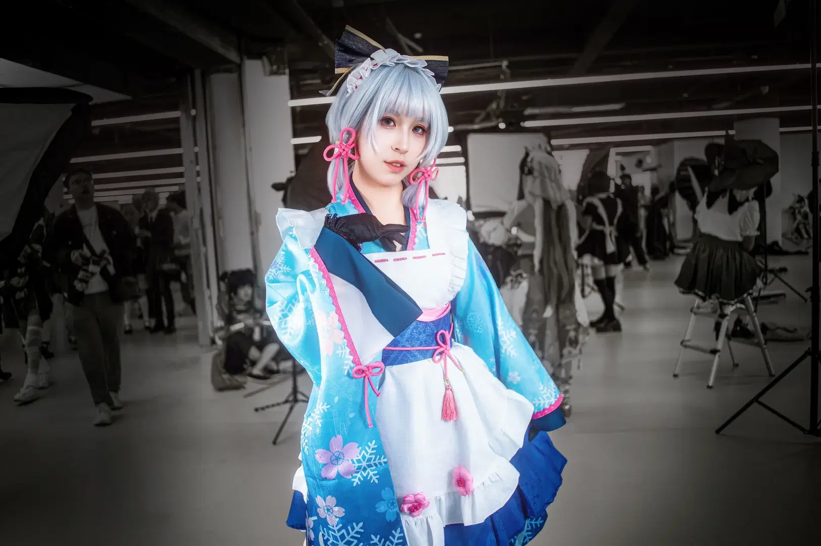 【神里绫华cos】原神大小姐的优雅瞬间，南京超电场场照 - 小坏蛋00 - 第5张