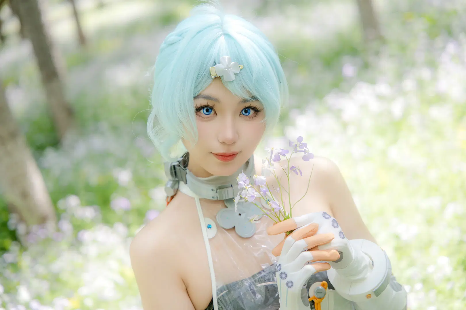 [Seed cosplay] Zenless Zone Zero and the Collision of Chinese violet cress Flower Sea by 大饼（ijoy场照可约） - Image 3
