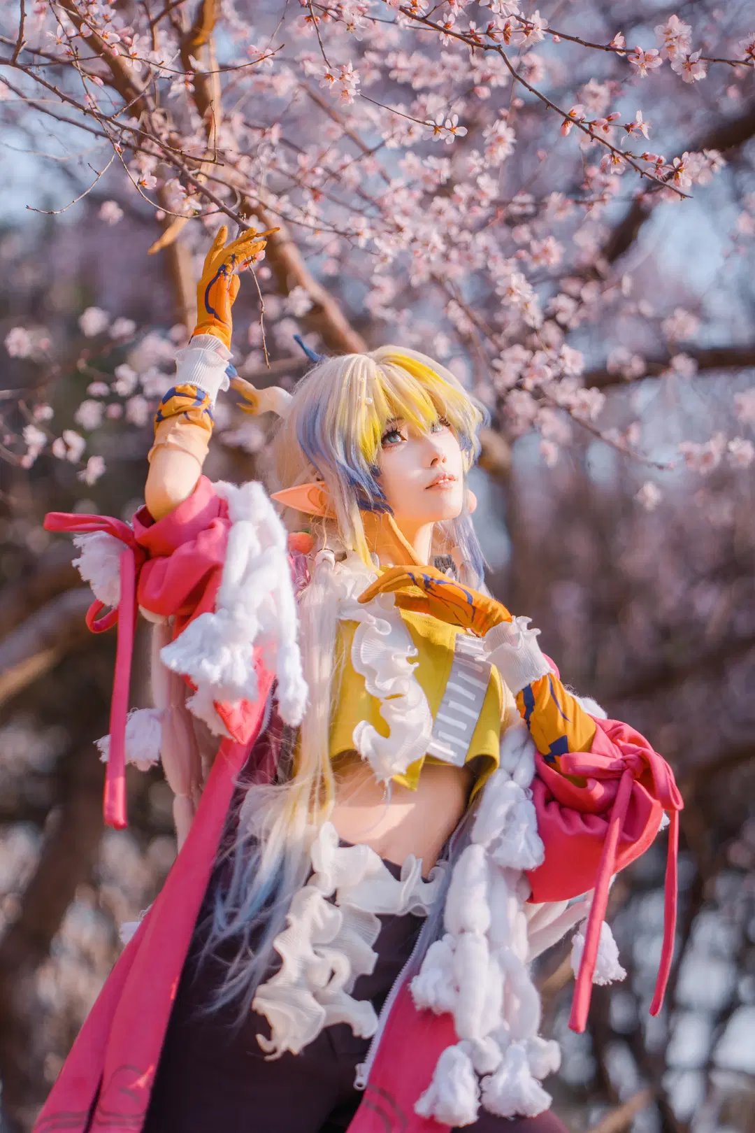 [Shu cosplay] Arknights: Spring Cherry blossom outdoor scene Shoot Record by 大饼（ijoy场照可约） - Image 2
