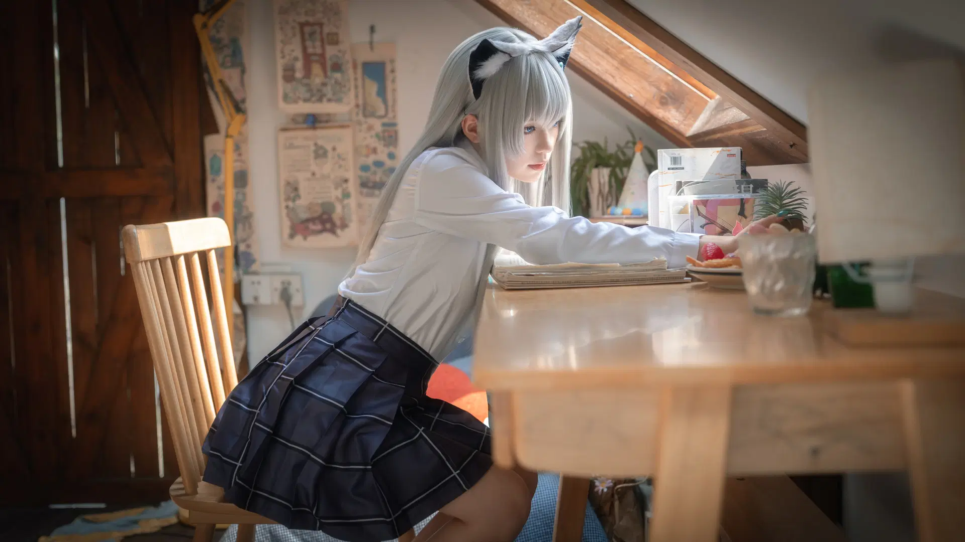 【砂狼白子cos】午后阁楼里的安静时光 - Cazy - 第3张