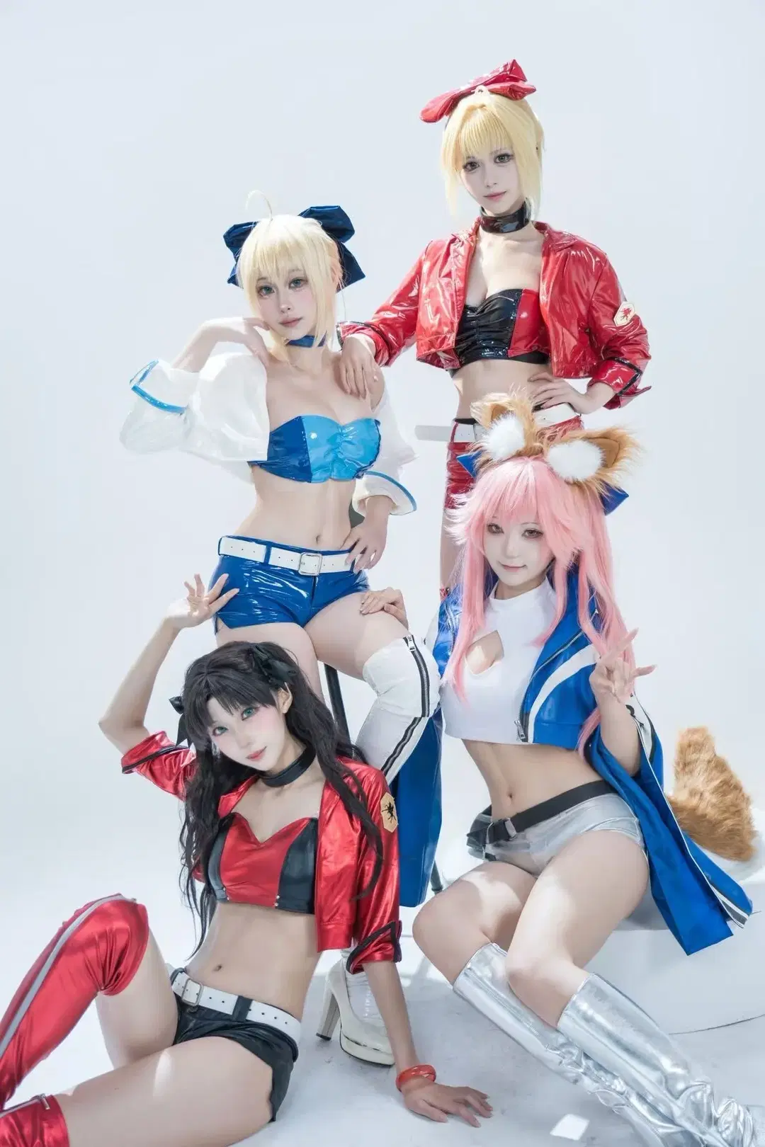 【Saber cos】FGO超模赛车团集结，红蓝阵营对决超吸睛 - 猪大宝 - 第4张