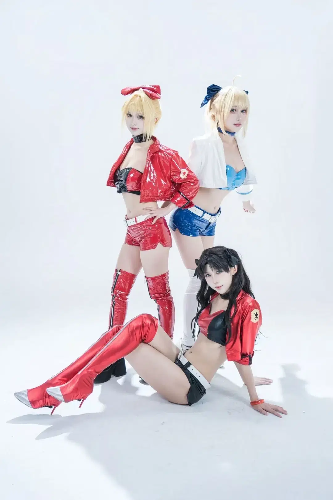 【Saber cos】FGO超模赛车团集结，红蓝阵营对决超吸睛 - 猪大宝 - 第6张