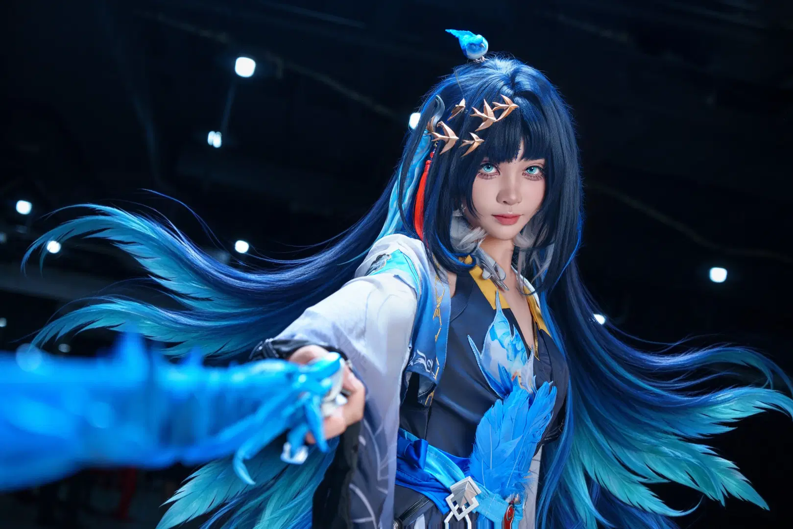 【秧秧玄翎cos】湛江漫展的蓝色飞鸟 - 有蓝 - 第3张