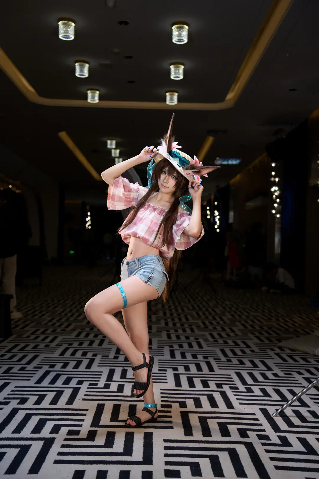 [Amiya cosplay] Arknights Heart of Surging Flame Summer Convention Photo Share by 小小波罗崽 - Image 8