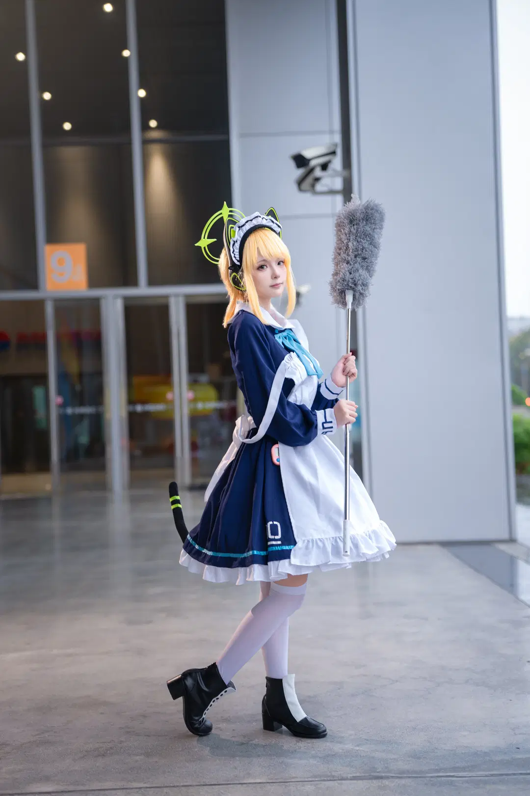 【才羽綠cos】蔚藍檔案女僕小綠上海漫展返圖