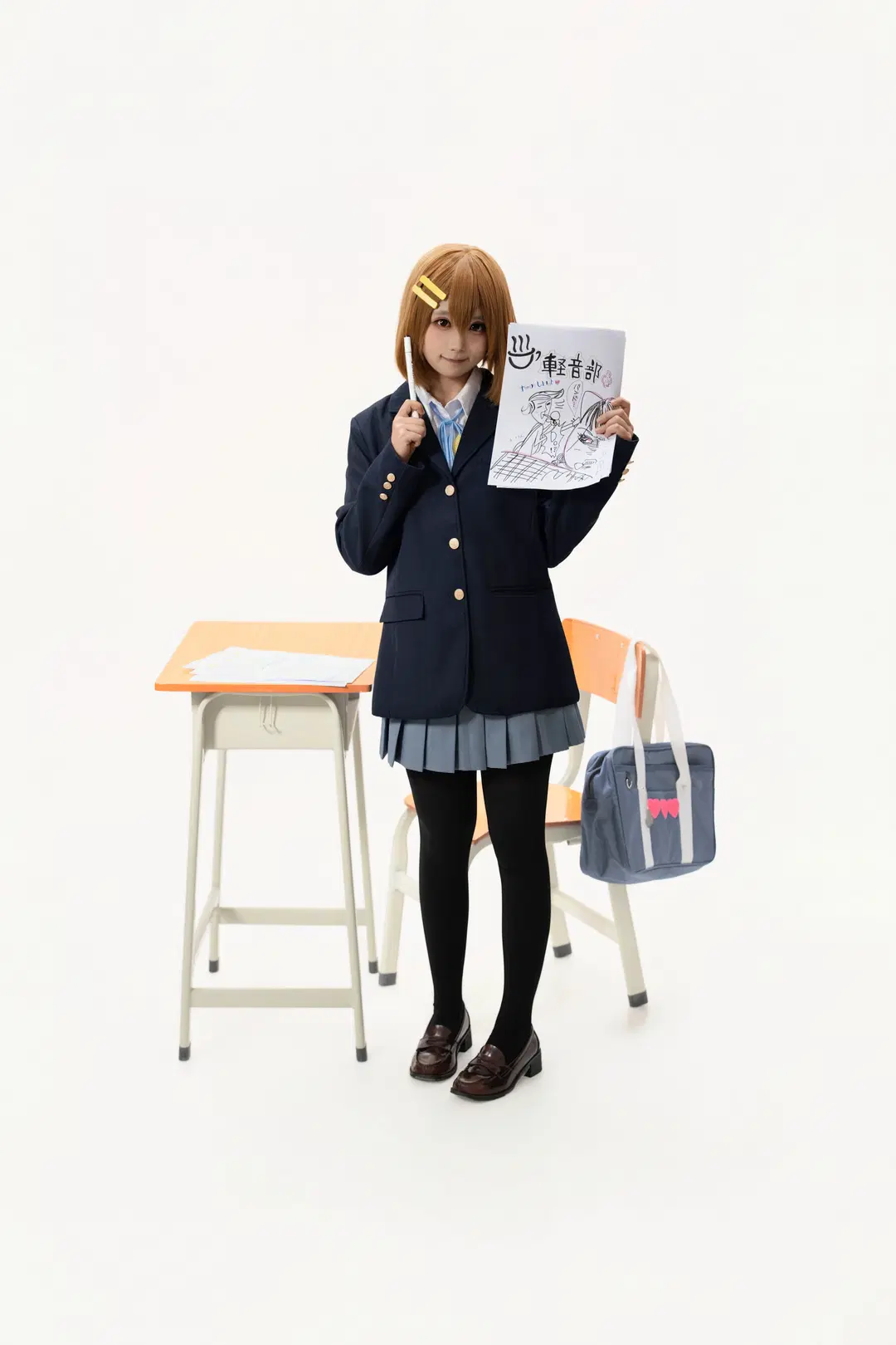 黑丝, jk制服, 轻音少女, 棚拍写真, 平泽唯cos