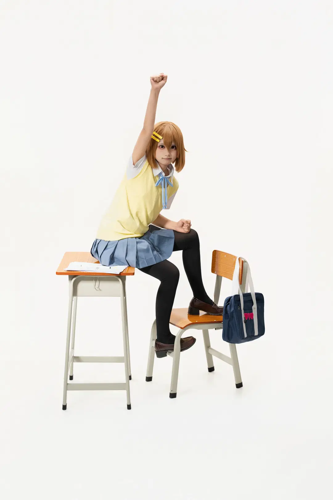 JK制服, 黑丝, 轻音少女, 平泽唯cos, 绘画参考