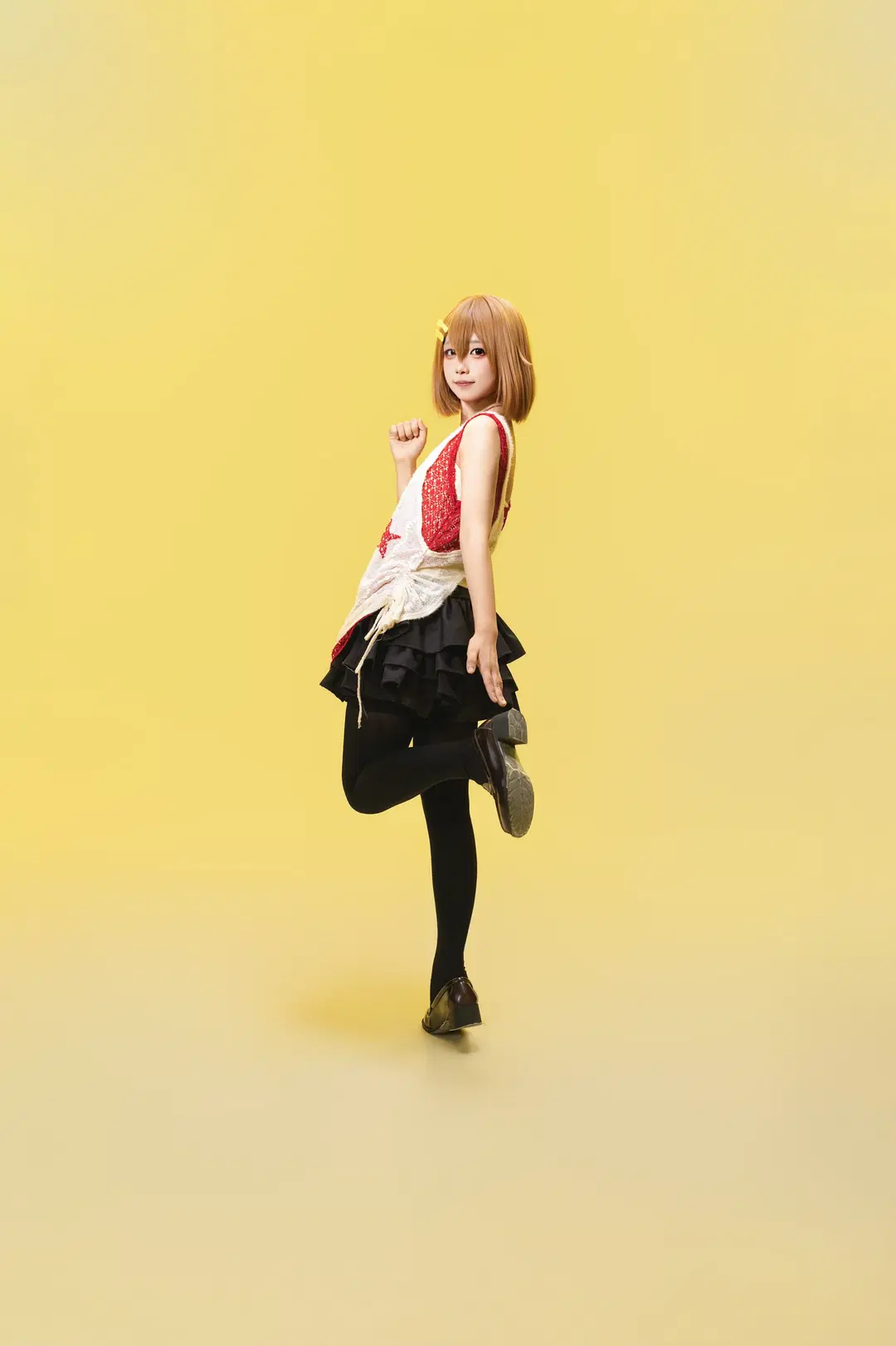 【平泽唯cos】轻音少女的元气舞台服